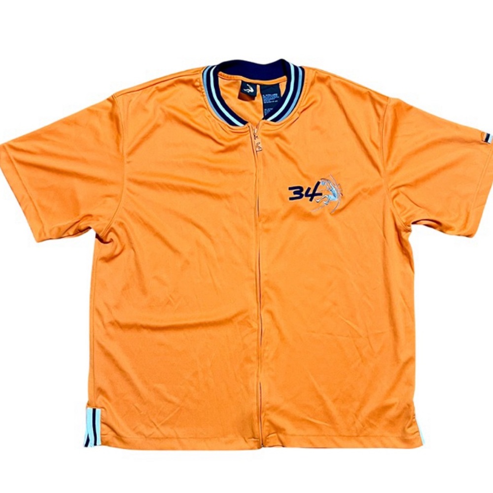 Shaquille O'Neal Vintage Full Zip Warm Up T-Shirt